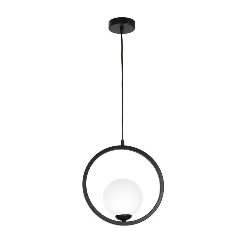 Lampa griestu konya e14 melns-balts