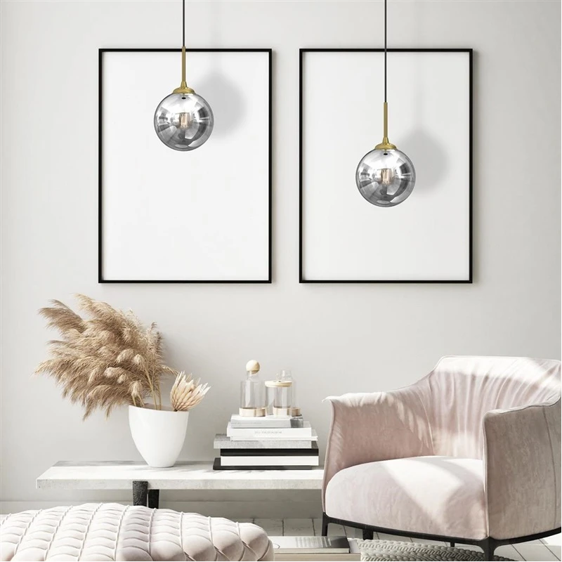 Griestu lampa bursa e14 melna-zelta