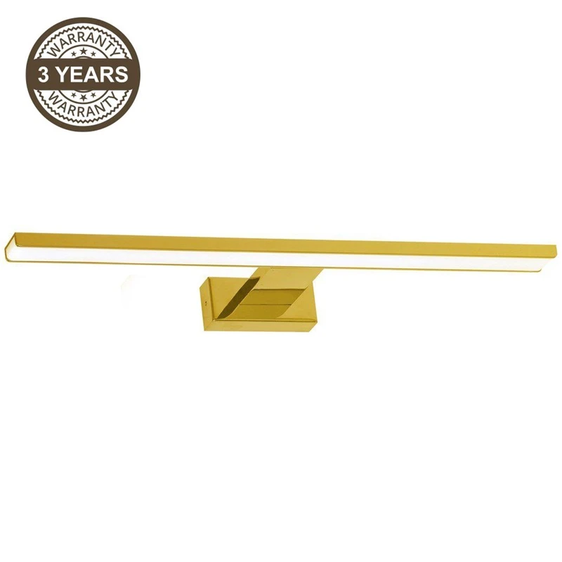 Sienas lampa led mik 80cm 15w ip44 zelta