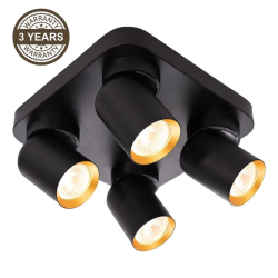 Lampa piek.tunis 4xgu10 ml9941 mel.-zel.