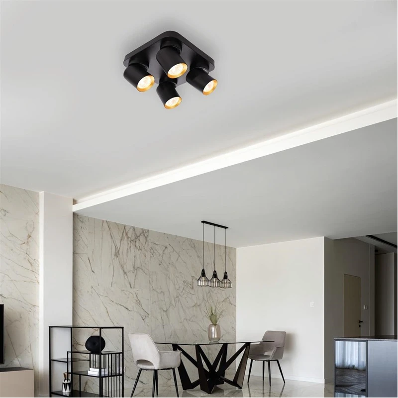 Lampa piek.tunis 4xgu10 ml9941 mel.-zel.