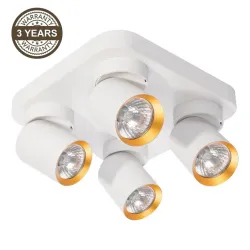 Ceiling light tunis 4xgu10 ml9940 w-gold
