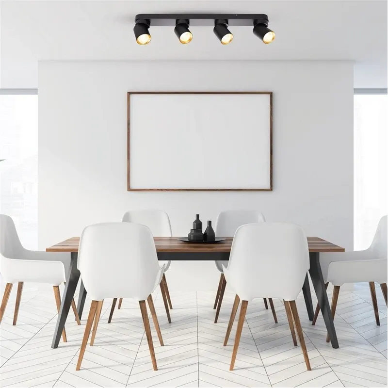 Kohtvalgusti domoletti tunis 4xgu10 60cm must