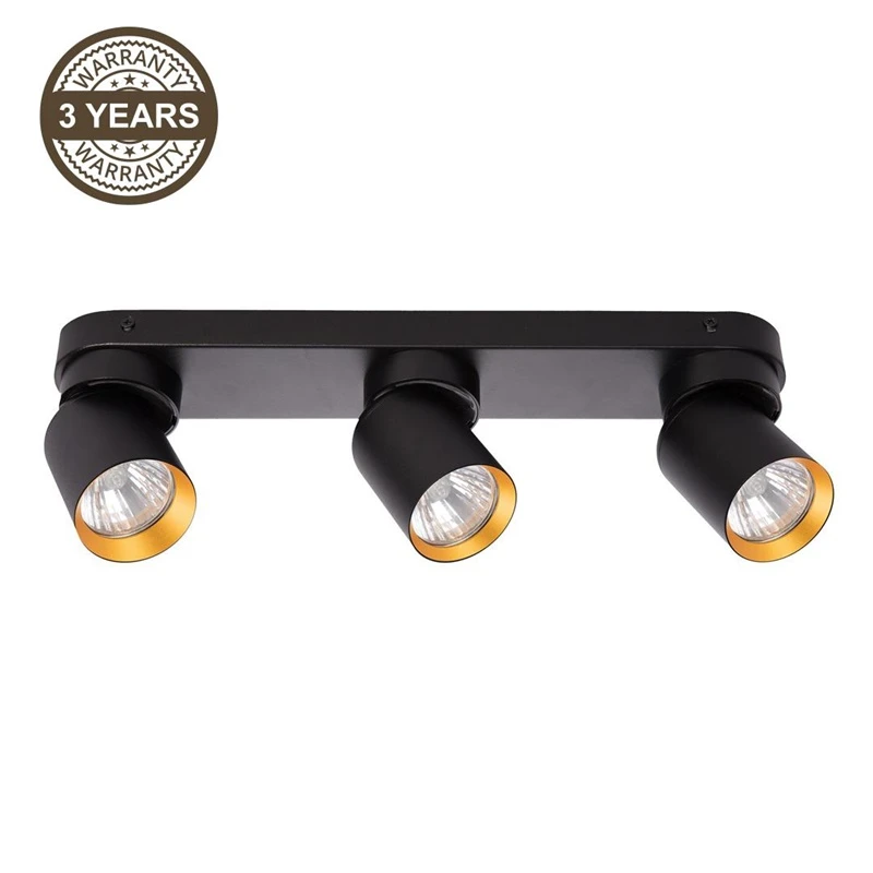 Lampa tunis 3xgu10 ml9937 melna-zel