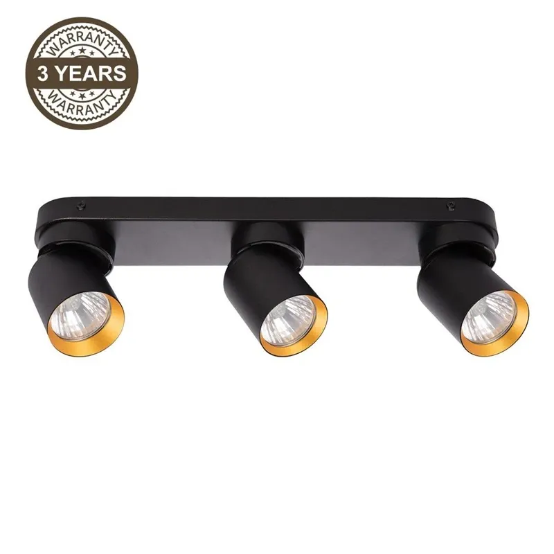 Lampa tunis 3xgu10 ml9937 melna-zel