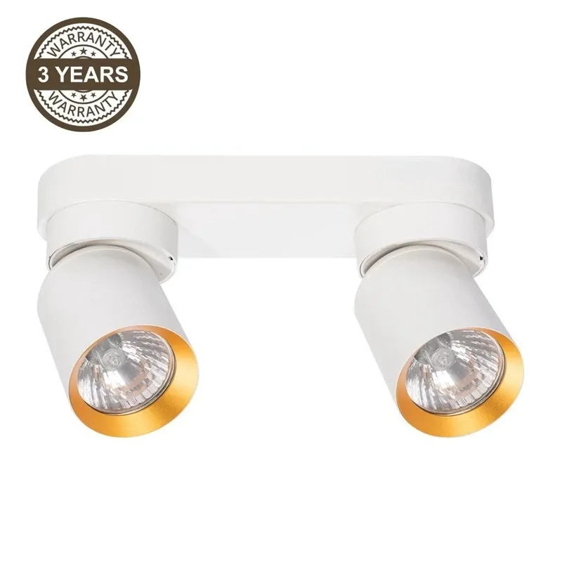 Ceiling light tunis 2xgu10 ml9934 w-gold