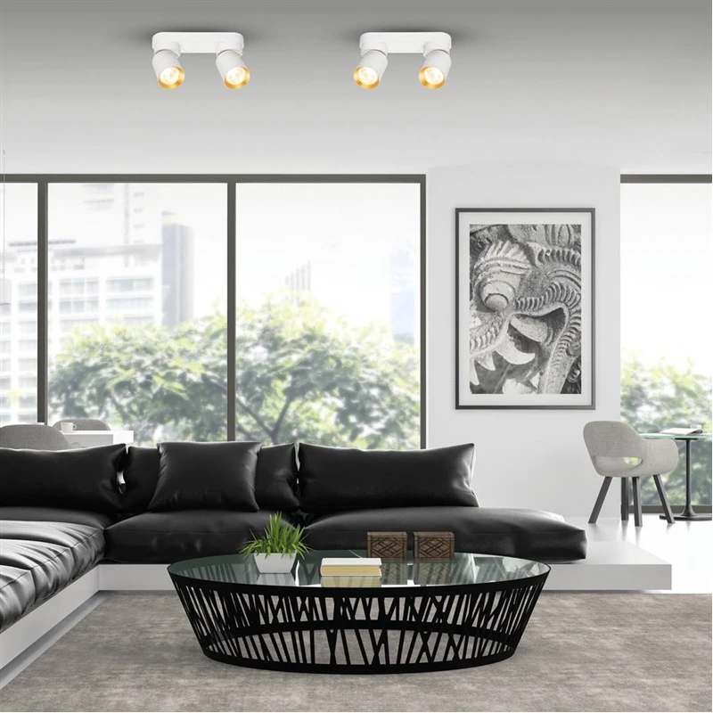 Lampa tunis 2xgu10 ml9934 bal.-zel.