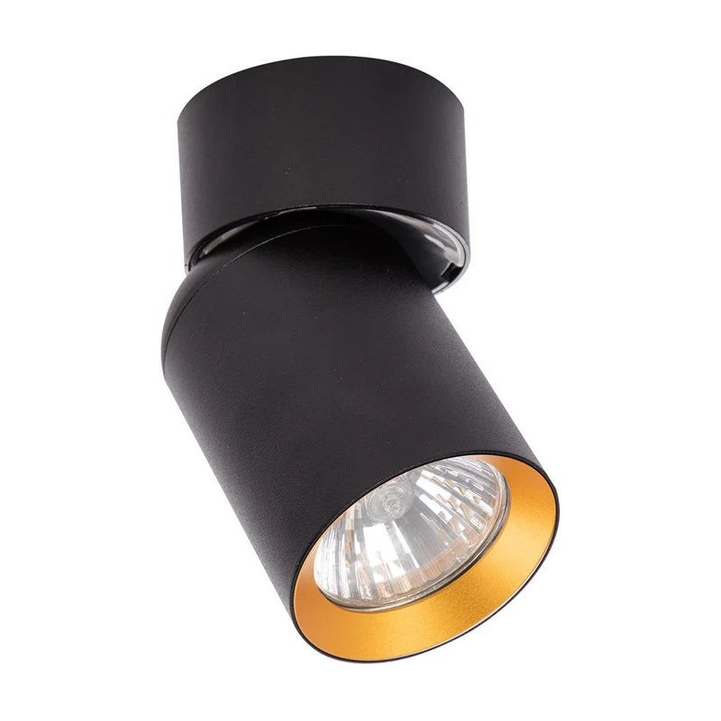 Lampa tunis gu10 ml9933 melna-zelta