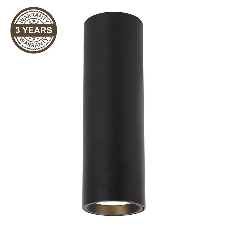 Lampa pori 20cm gu10 ml0384 melna