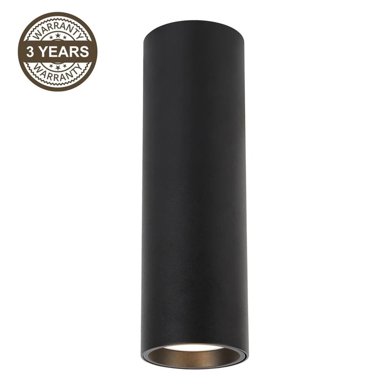 Lampa pori 20cm gu10 ml0384 melna