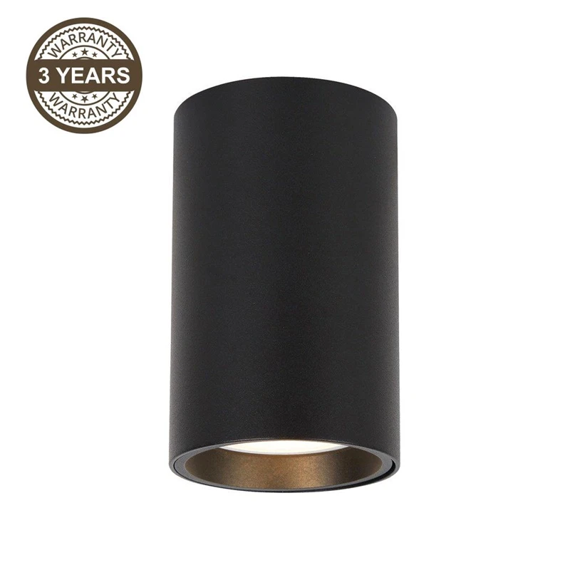 Lampa pori 10cm gu10 ml0381 melna
