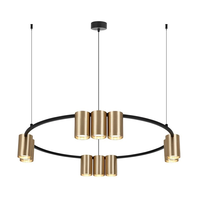 Lampa griestu pori 10xgu10 ml0375 zelta