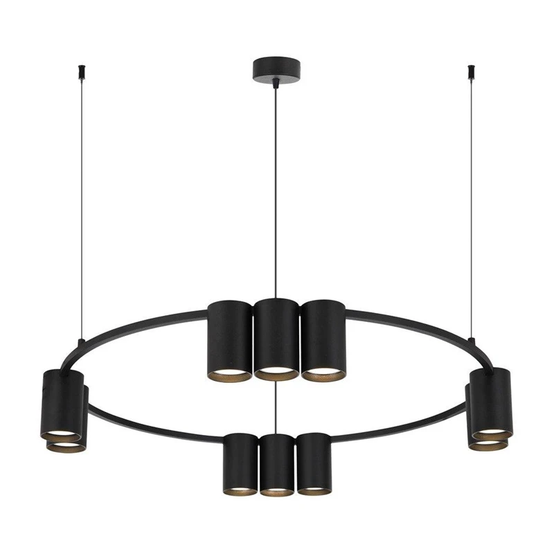 Lampa griestu pori 10xgu10 ml0373 melna