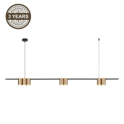 Lampa griestu pori 7xgu10 ml0372 zelta