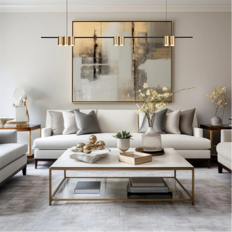 Lampa griestu pori 7xgu10 ml0372 zelta