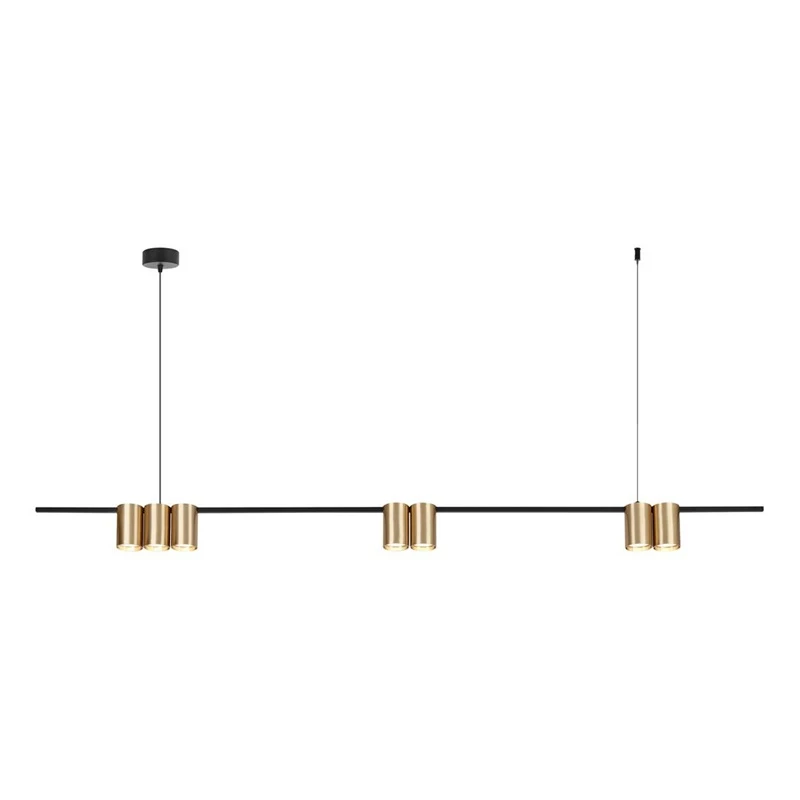 Lampa griestu pori 7xgu10 ml0372 zelta