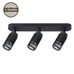 Lampa alveo 3xgu10 ml0296 melna