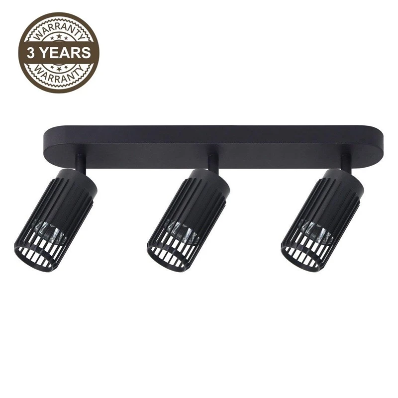 Lampa alveo 3xgu10 ml0296 melna