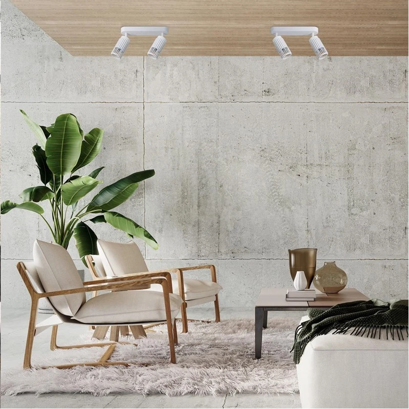 Lampa alveo 2xgu10 ml0305 balta