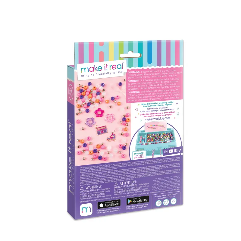 MAKE IT REAL Rokassprādžu izgatavošanas komplekts Color Reveal