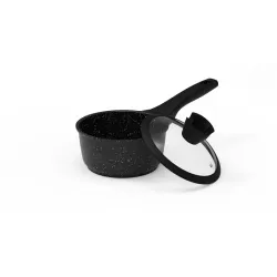 Кастрюля Domoletti Black Marble, 16 см, 1.3 л