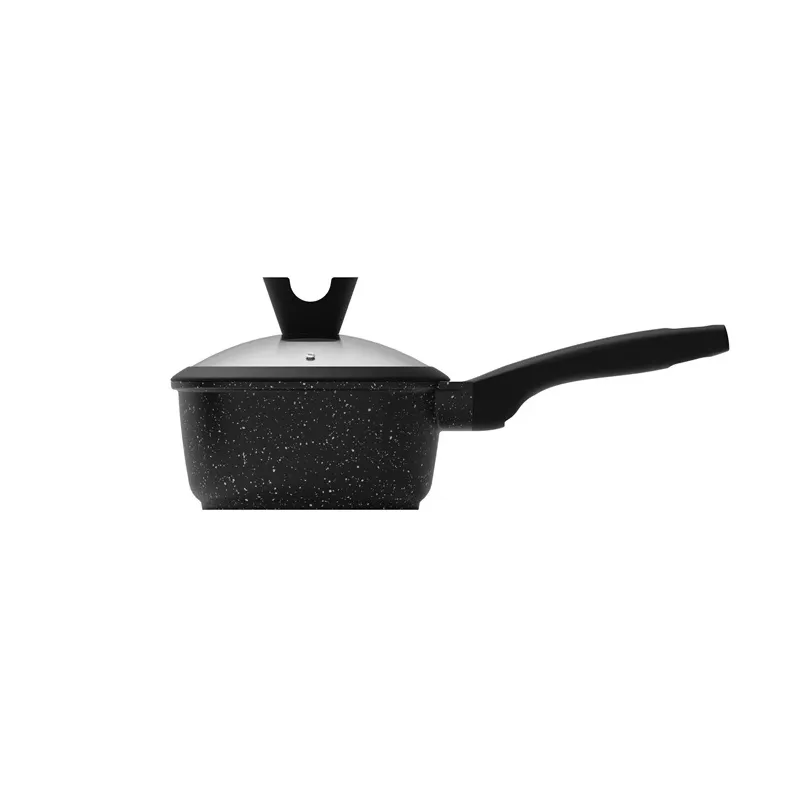 Puodas Domoletti Black Marble, 16 cm, 1.3 l