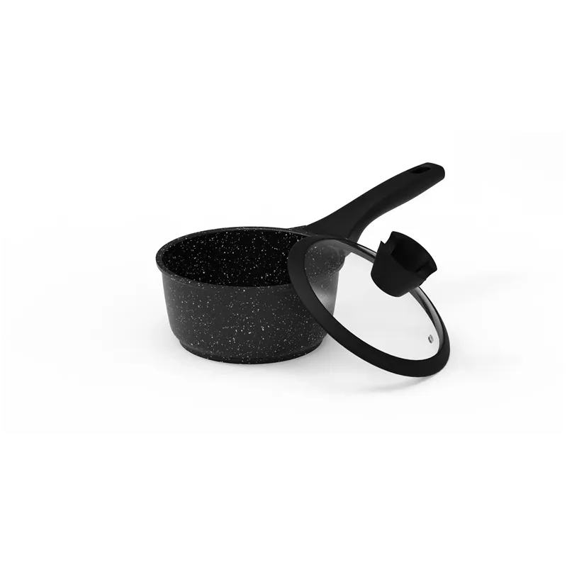 Puodas Domoletti Black Marble, 16 cm, 1.3 l
