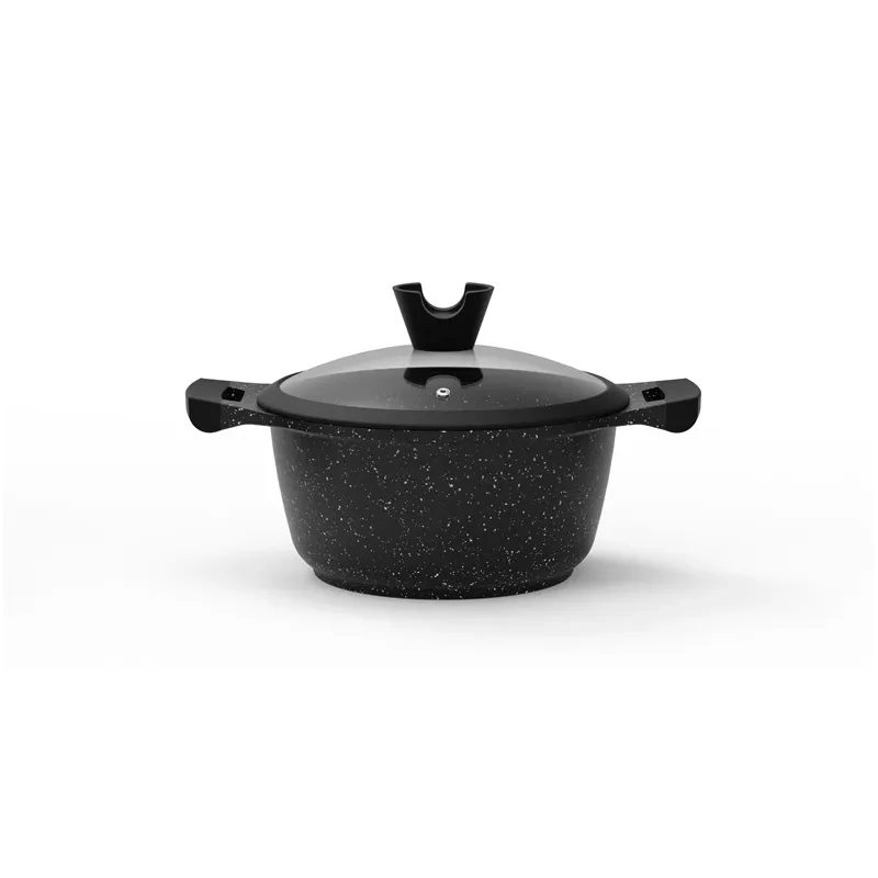 Puodas Domoletti Black Marble, 20 cm, 2.6 l