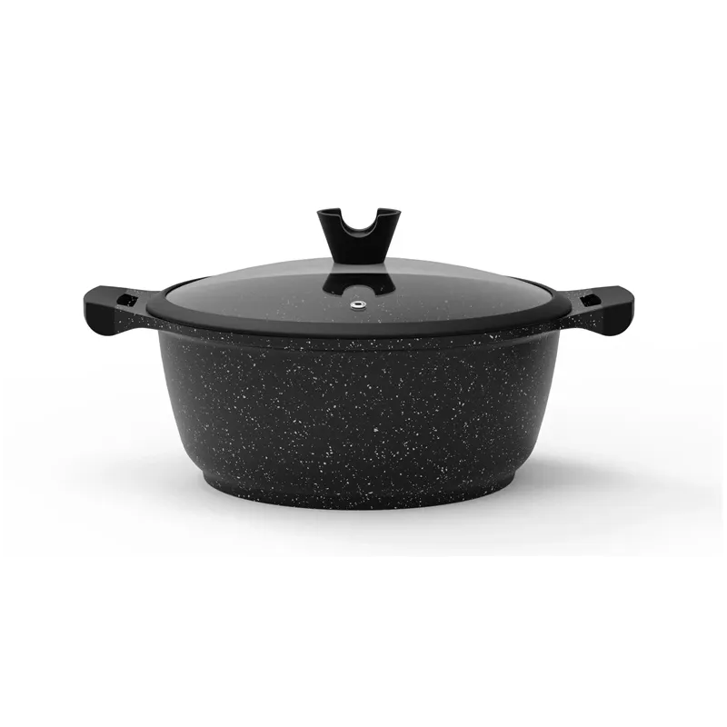 Puodas Domoletti Black Marble. 28 cm. 6.1 l