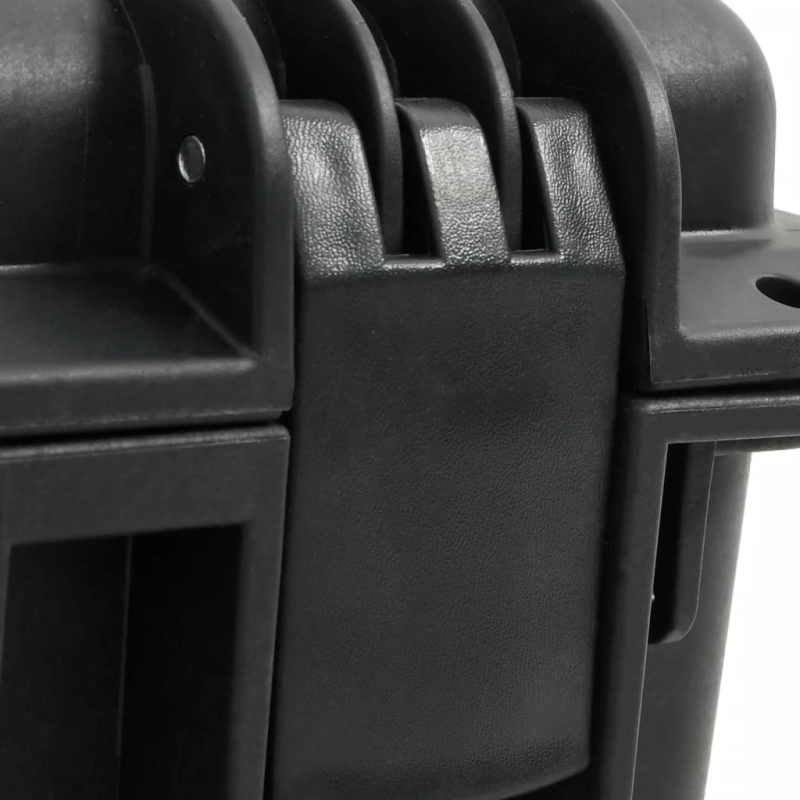 vidaXL pārnēsājams lidojumu koferis, melns, 50,5x37x14,5 cm, PP