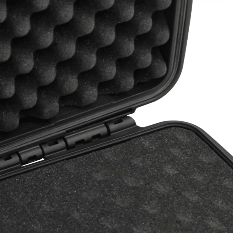 vidaXL pārnēsājams lidojumu koferis, melns, 50,5x37x14,5 cm, PP