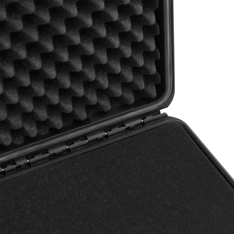 vidaXL pārnēsājams lidojumu koferis, melns, 54x41,5x29 cm, PP