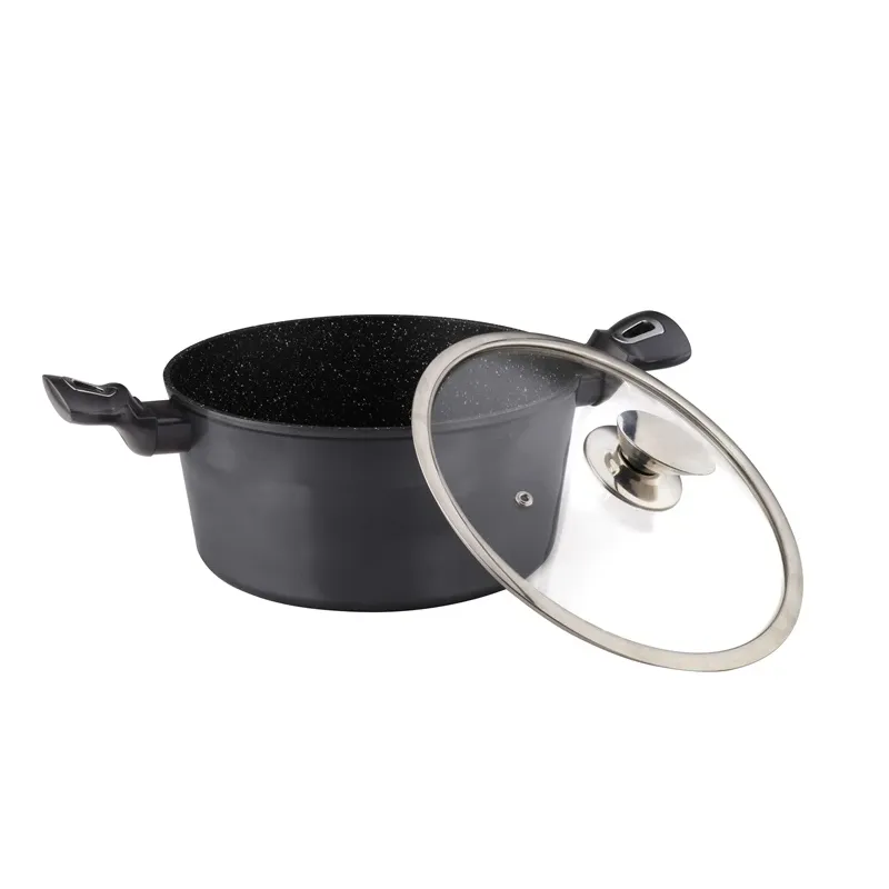 Puodas DOMOLETTI GREY METALLIC. 28 cm. 6.3 l
