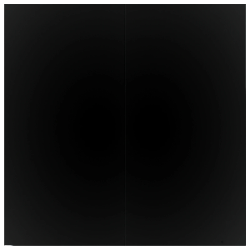 vidaXL Dārza ēdamgalds ar spilvenu 5 pcs Melna poliratāns