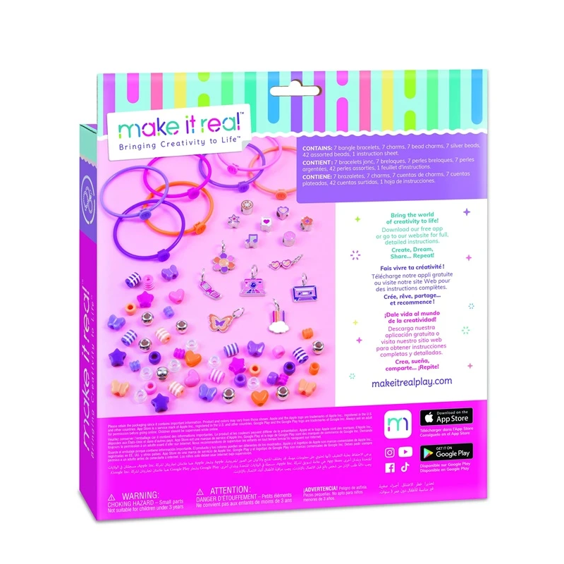 MAKE IT REAL DIY Modes rokassprādzes ar pērlītēm