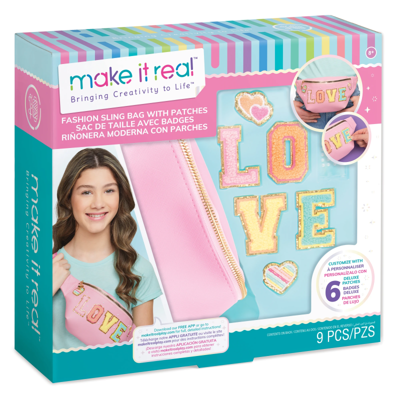 MAKE IT REAL DIY Modes somiņa ar ielāpiem