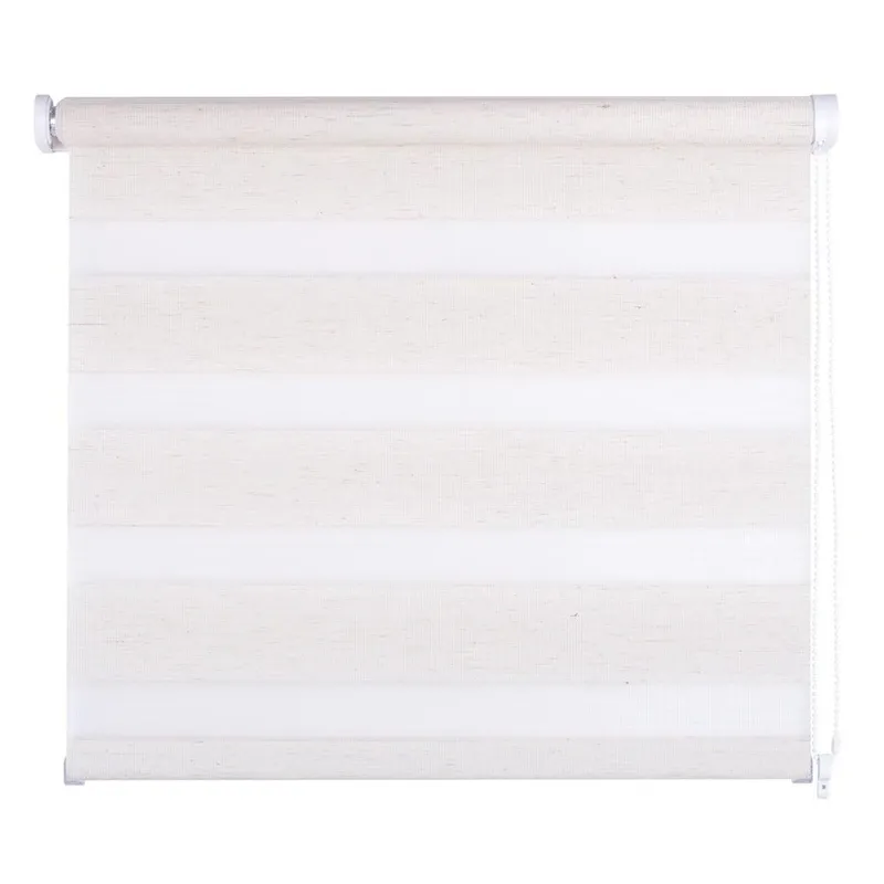 Rullo žalūzijas Domoletti MINI S023 D&N, krēmkrāsa, 97 cm x 150 cm