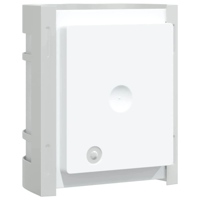 vidaXL āra sienas lampas, 2 gab., sudraba krāsa, nerūsējošs tērauds