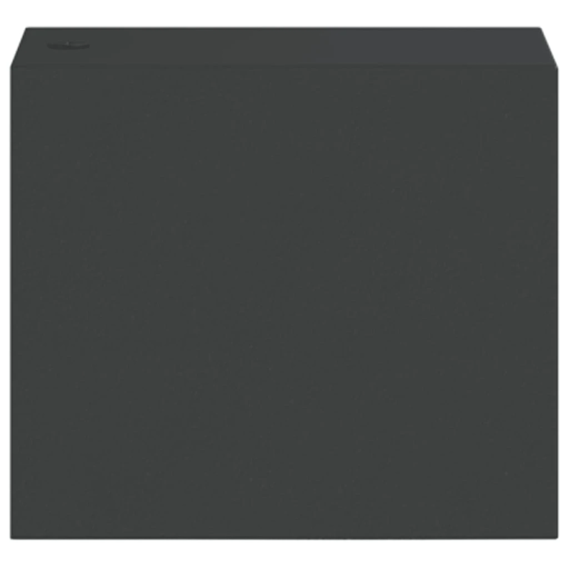 vidaXL āra sienas lampas, 2 gab., melns, liets alumīnijs