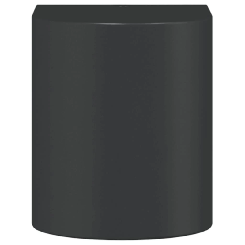 vidaXL āra sienas lampa, melnas, liets alumīnijs