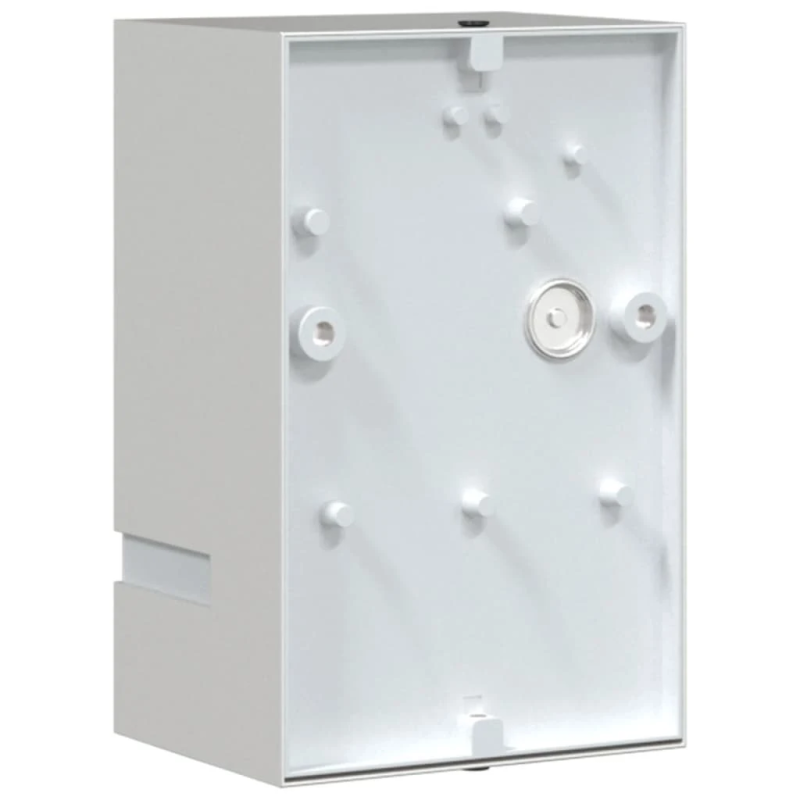 vidaXL āra sienas lampa, sudrabaina, nerūsējošs tērauds