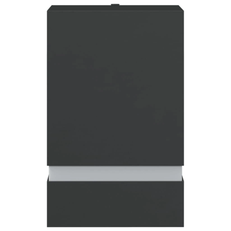 vidaXL āra sienas lampa, melns, nerūsējošs tērauds