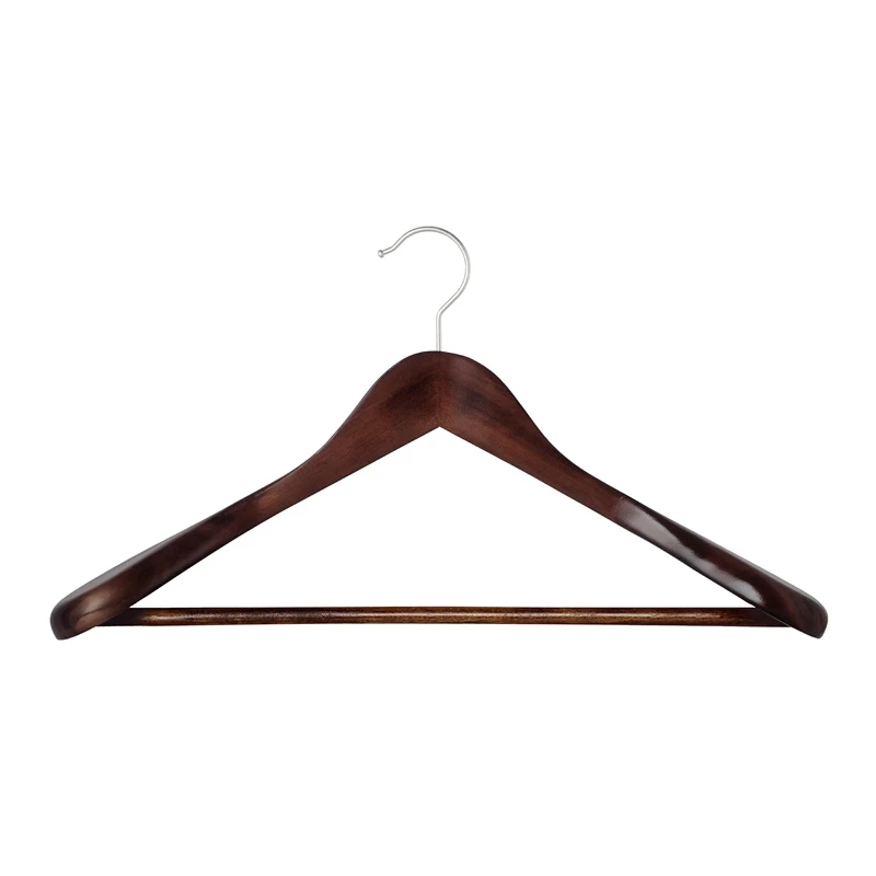 Pakaramais koka tumšs mētelim domoletti