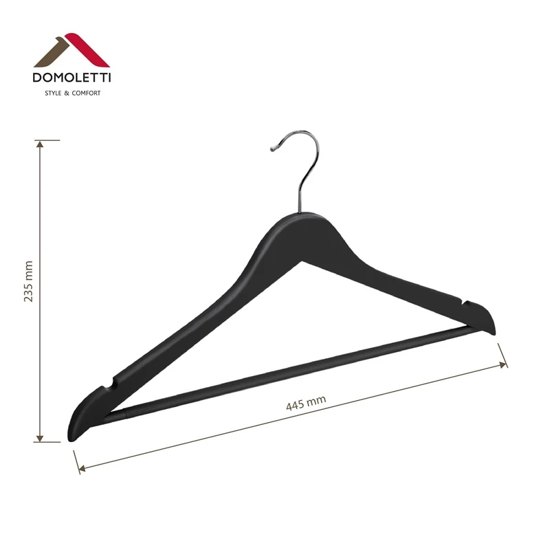 Gumijas pakaramie melni domoletti 3gab