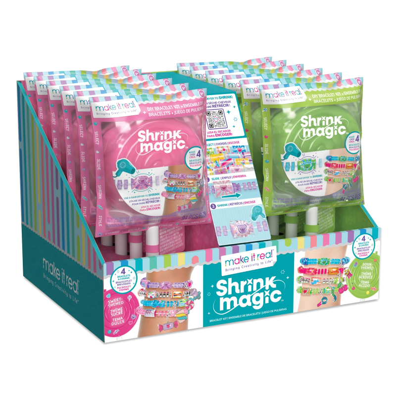 MAKE IT REAL Shrink Magic Lollipop Bracelet Kit