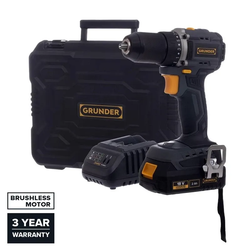 Akumulatora urbis ar bateriju Grunder CD-B0A18, 18 V, 2 Ah