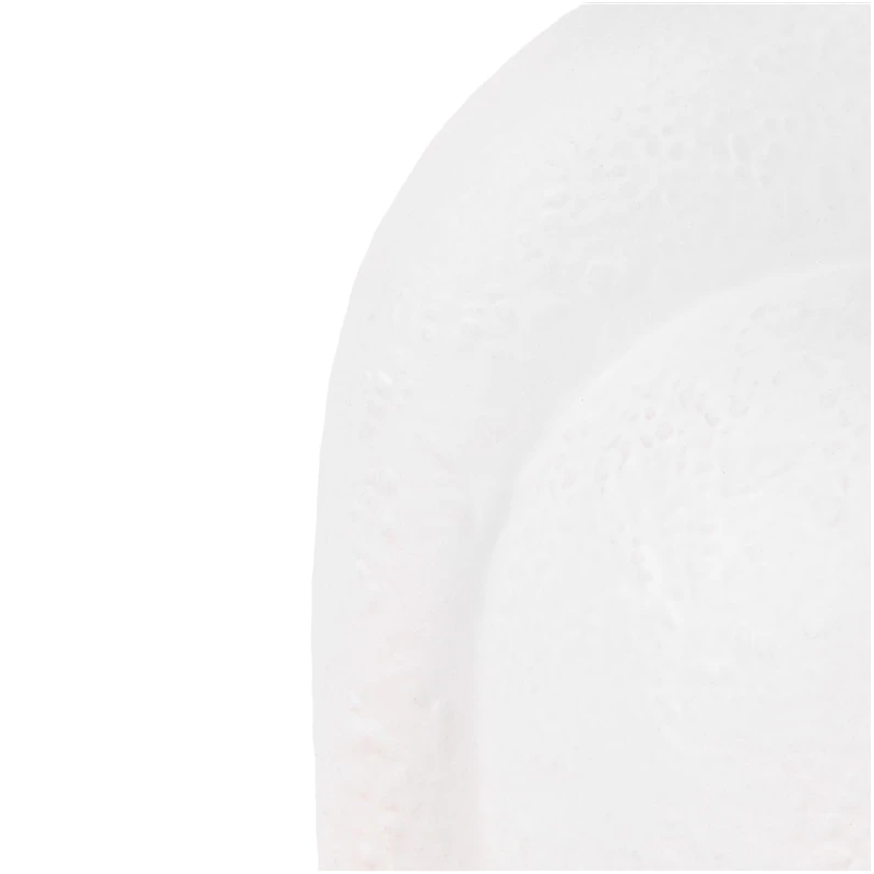 Galda lampa menorca stik.g9 d10cm balta