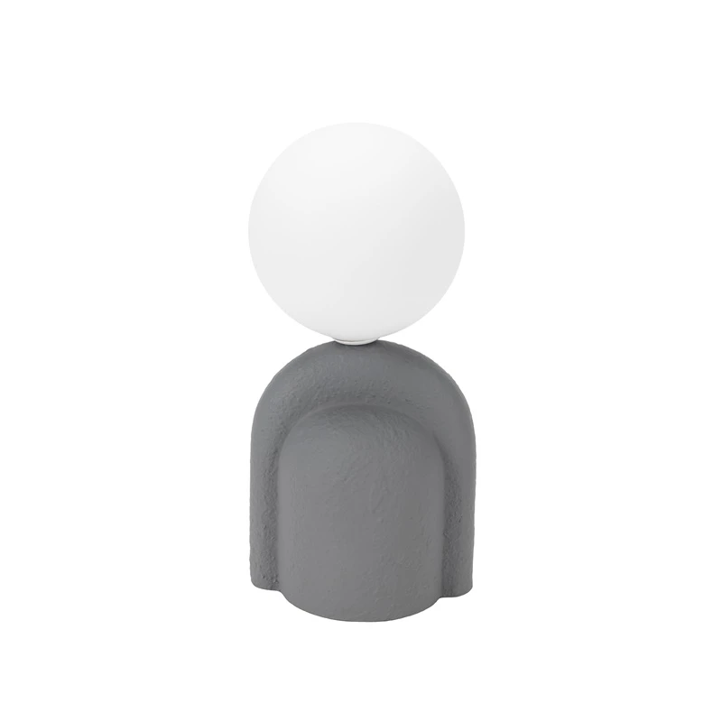 Galda lampa menorca stikls g9 d12cm pel.