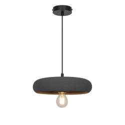 Lampa griestu faro e27 d30cm pelēka