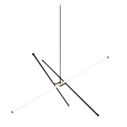 Pendant led light tanger 90cm black